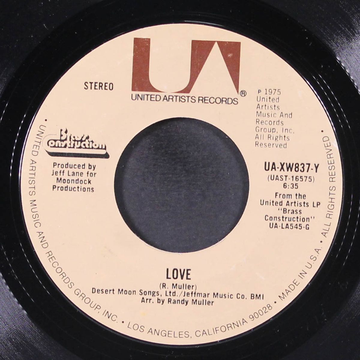 changin' / love by BRASS CONSTRUCTION