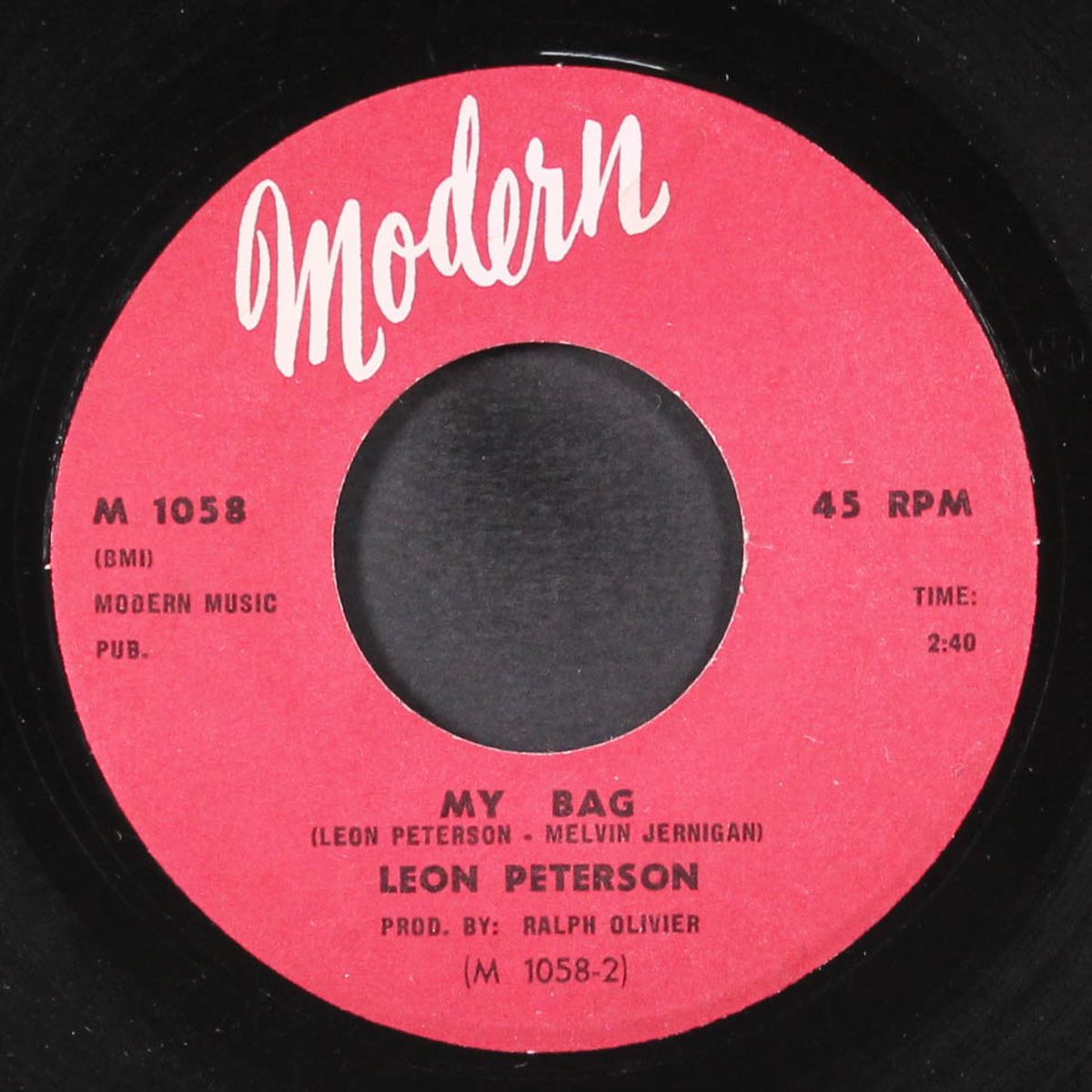 my bag / baby, baby, baby by LEON PETERSON