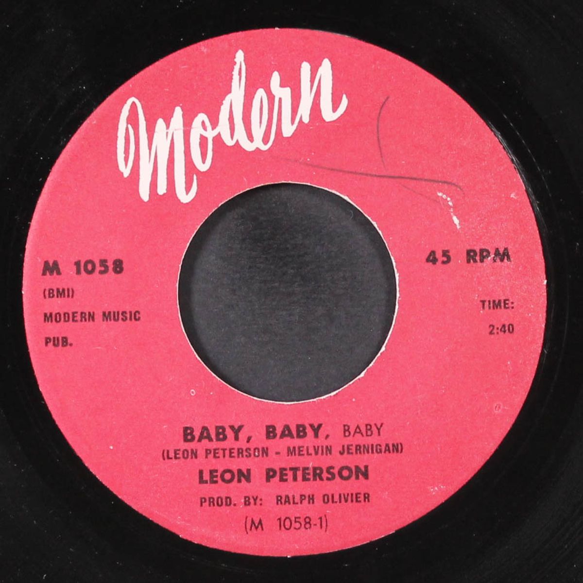 my bag / baby, baby, baby by LEON PETERSON