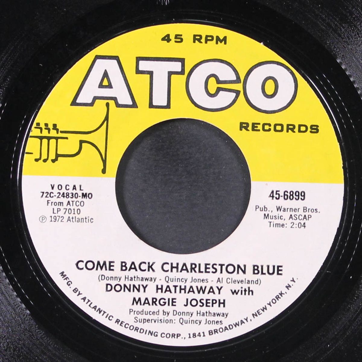 come back charleston blue / bossa nova by DONNY HATHAWAY & MARGIE JOSEPH