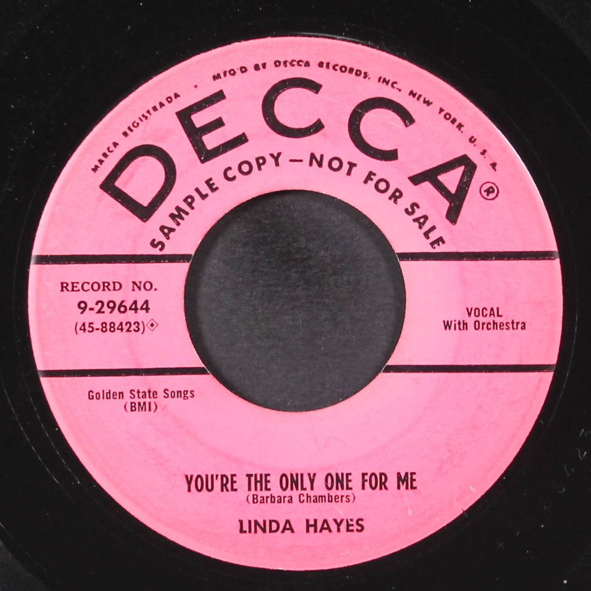 our love's forever blessed / you're the only one for me by LINDA HAYES & GROUP