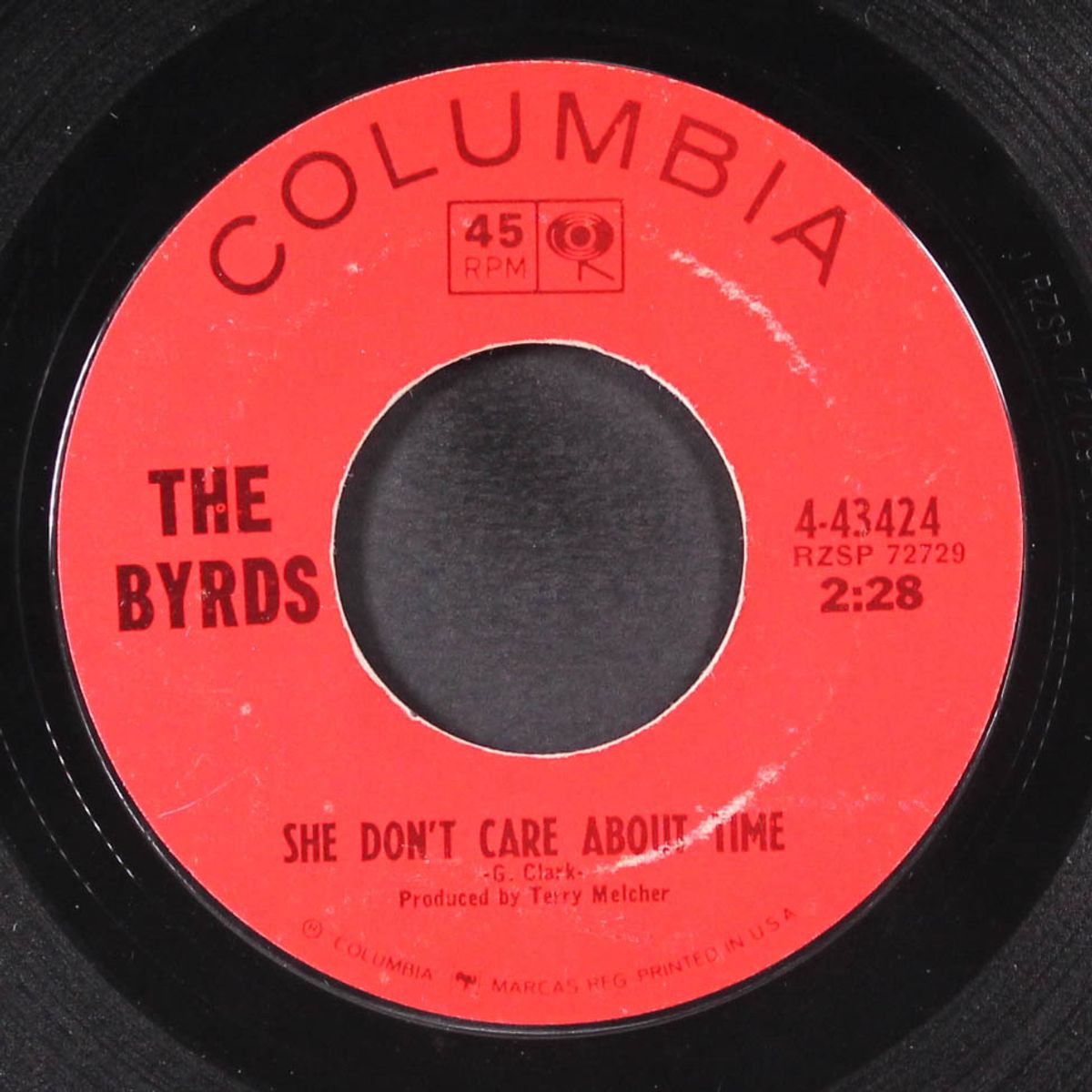 turn! turn! turn! / she don't care about time by BYRDS