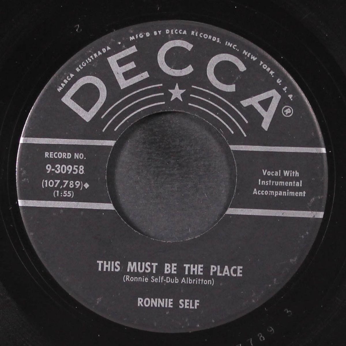 big town / this must be the place by RONNIE SELF