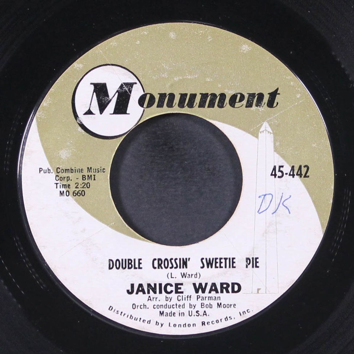 double crossin' sweetie pie / when a girl gives her heart by JANICE WARD