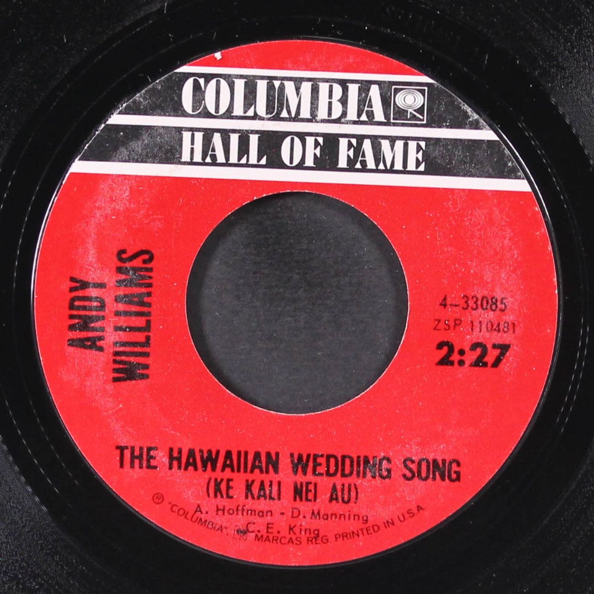 canadian sunset / the hawaiian wedding song by ANDY WILLIAMS