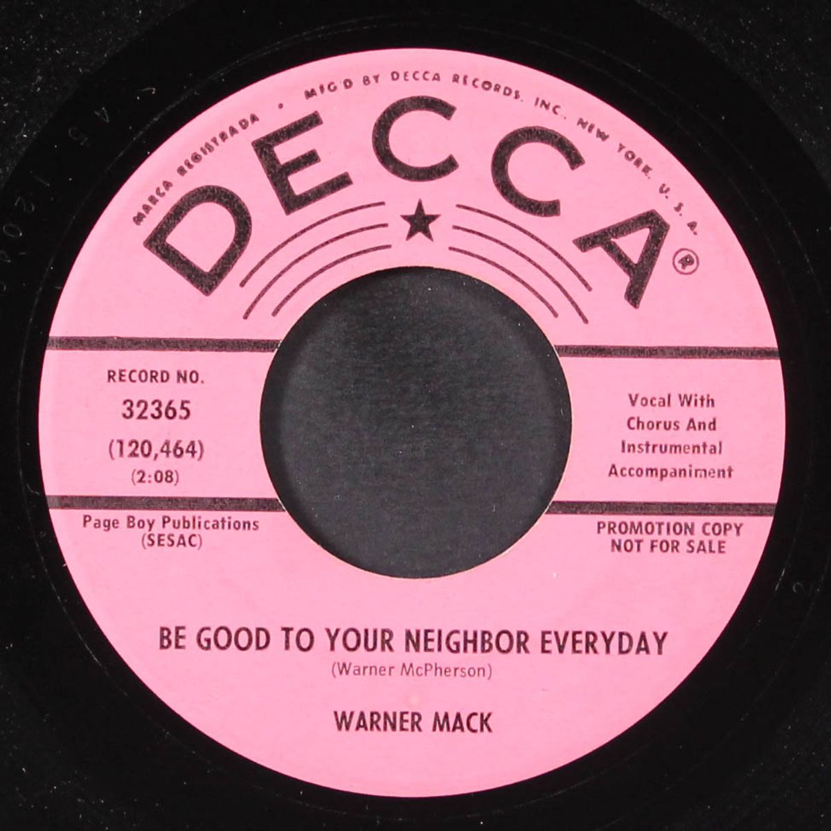 pray for your country / be good to your neighbor everyday by WARNER MACK