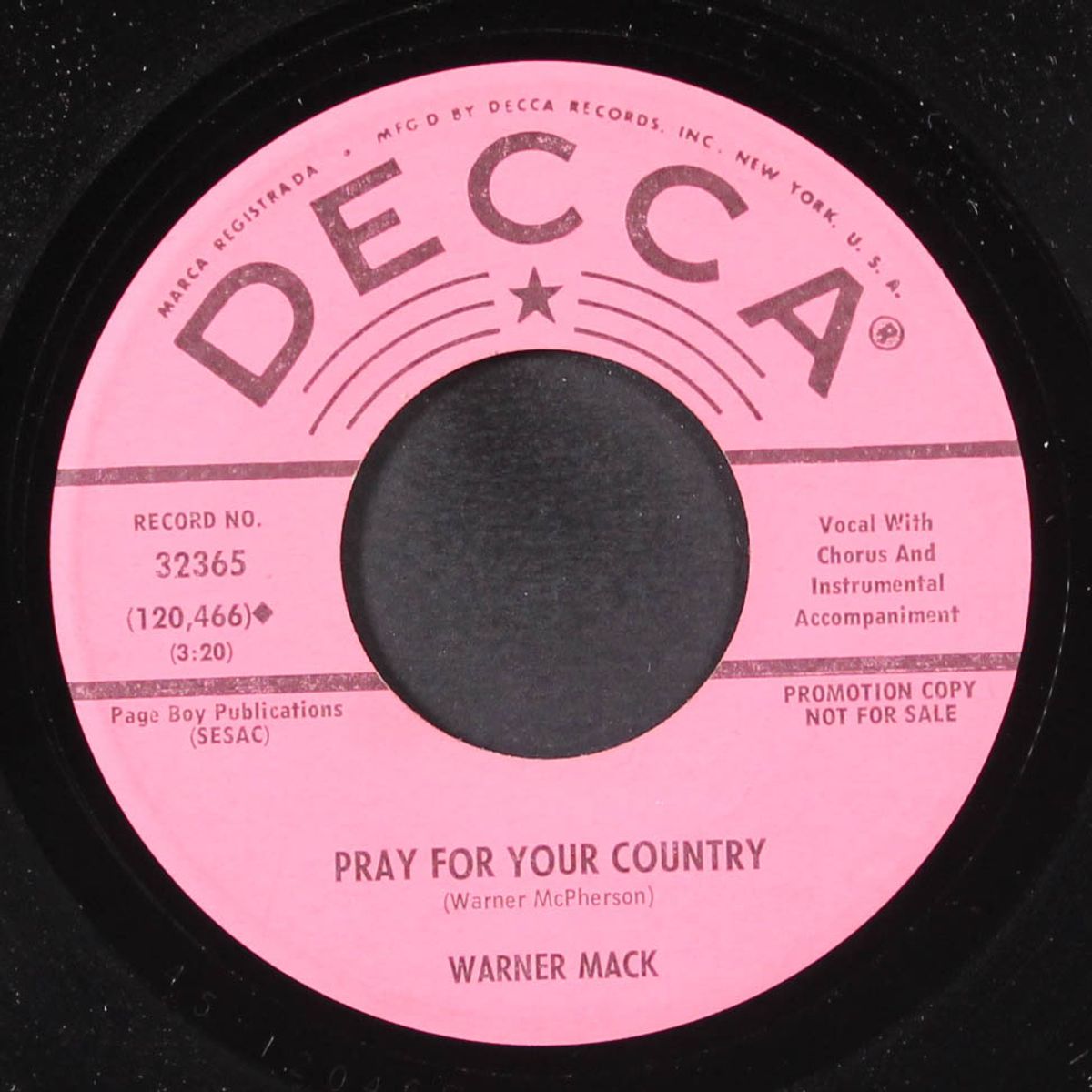 pray for your country / be good to your neighbor everyday by WARNER MACK
