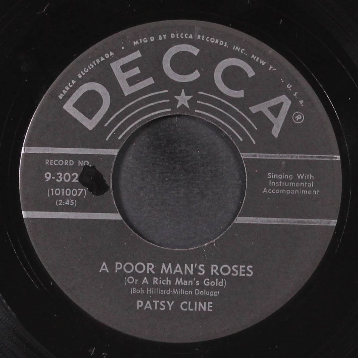 walkin' after midnight / poor man's roses by PATSY CLINE