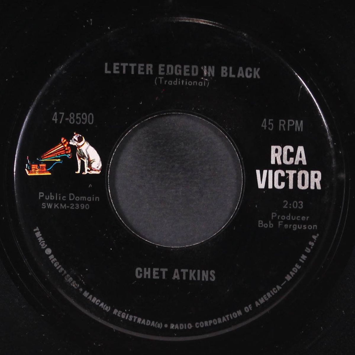 yakety axe / letter edged in black by CHET ATKINS