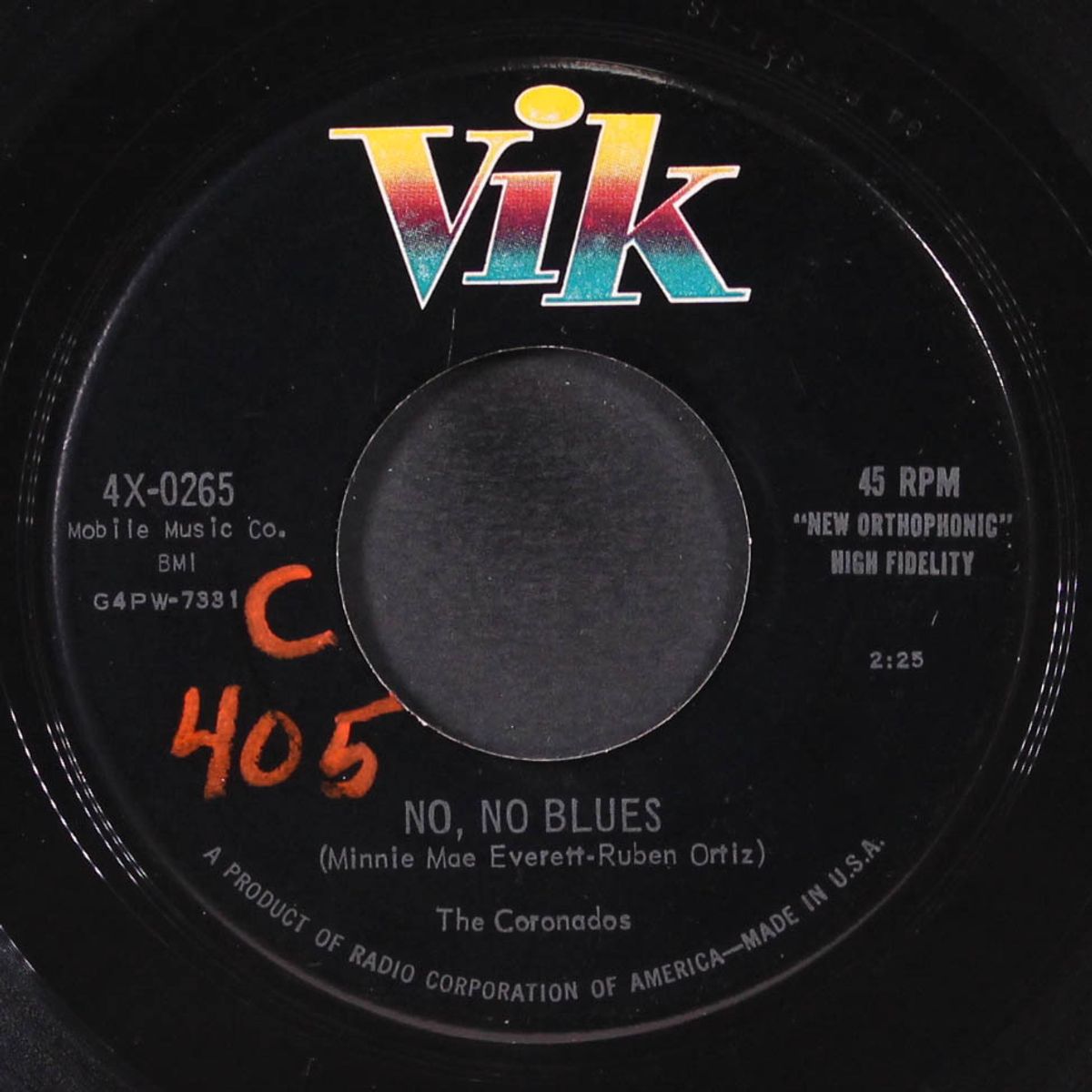 my beautiful dream / no no blues by CORONADOS