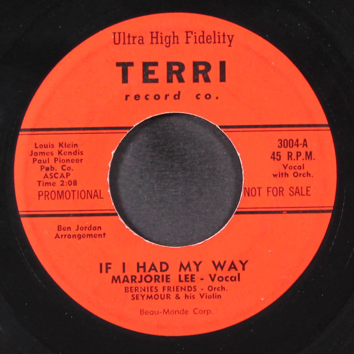 if i had my way / who shot john by MARJORIE LEE