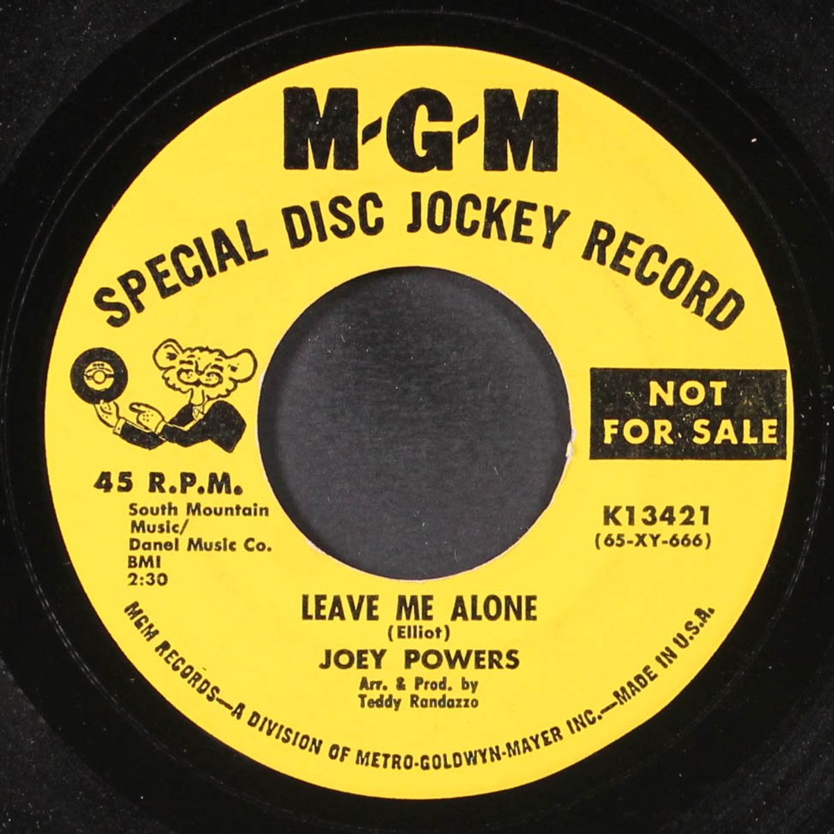leave me alone / i love you by JOEY POWERS