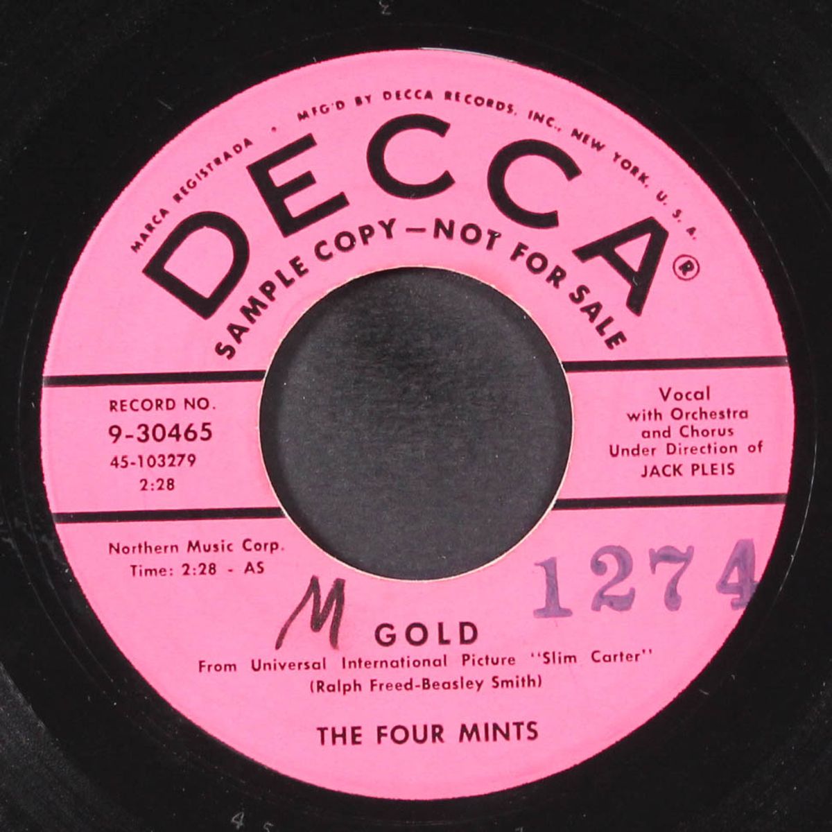 ruby baby / gold by FOUR MINTS