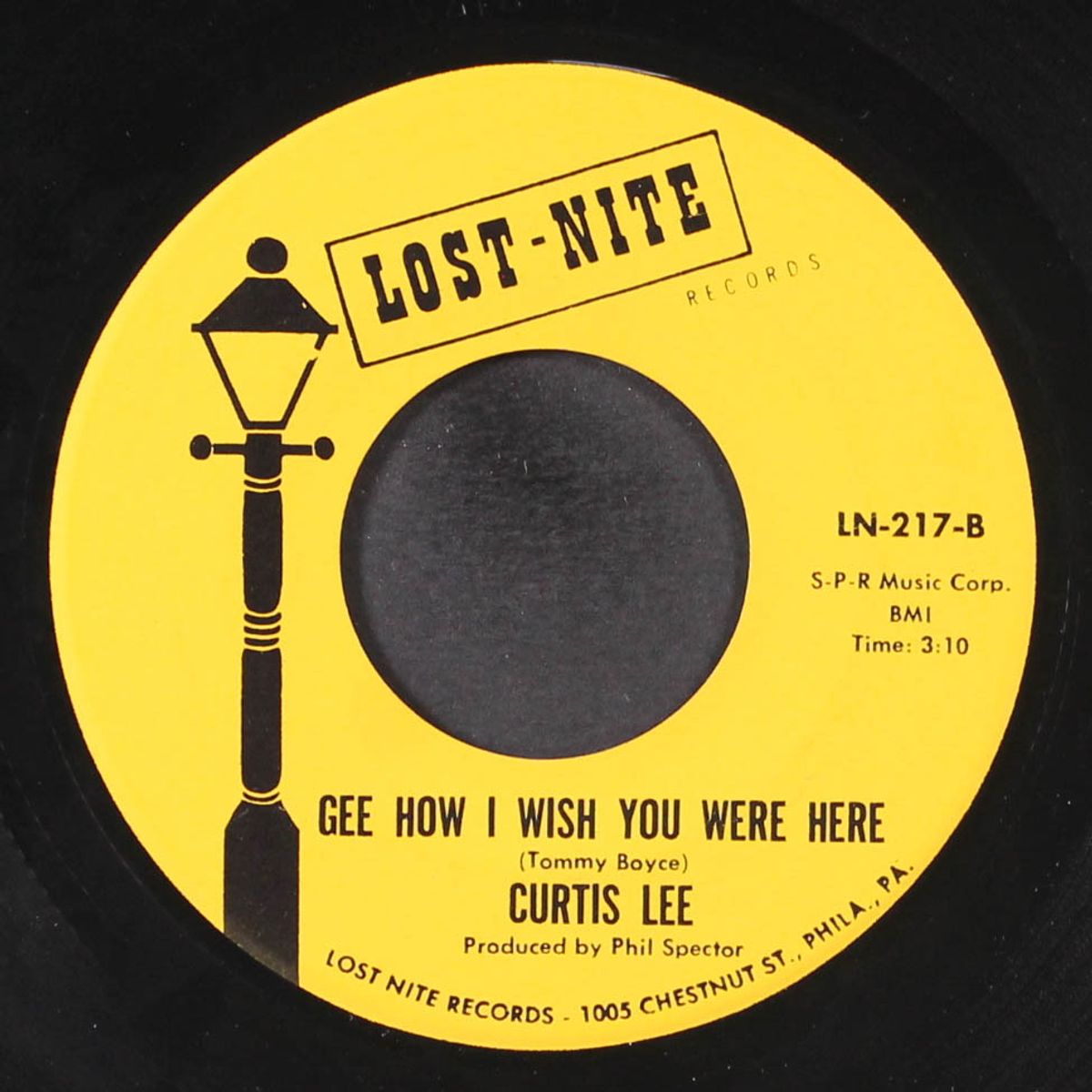 pretty little angel eyes / gee how i wish you were here by CURTIS LEE
