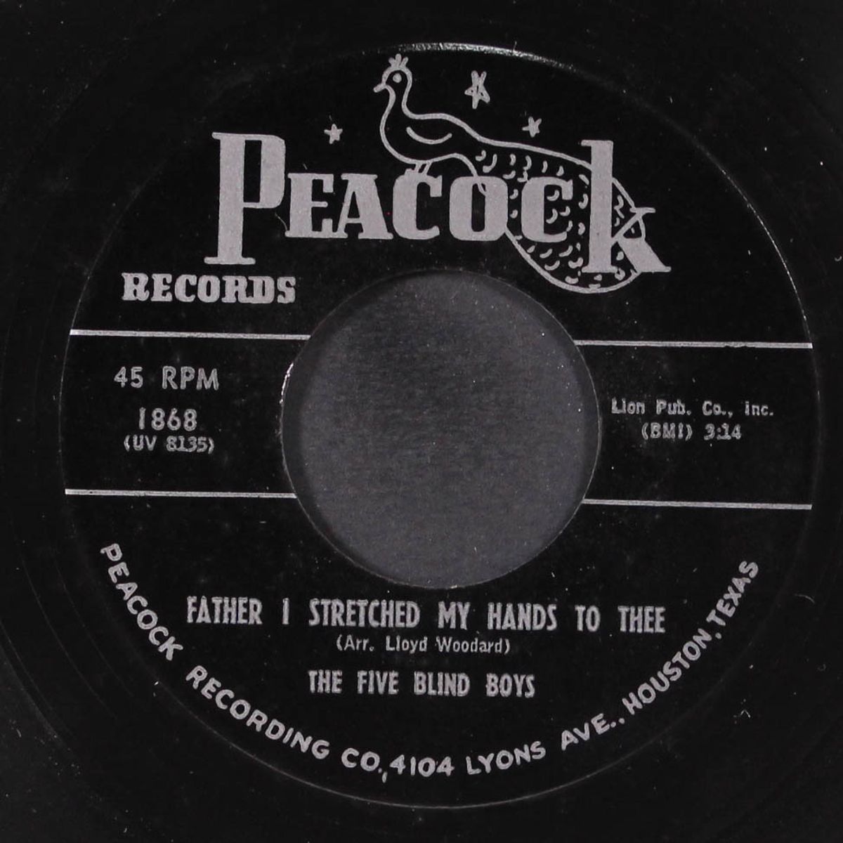 father i stretched my hands to thee / lord remember me by FIVE BLIND BOYS