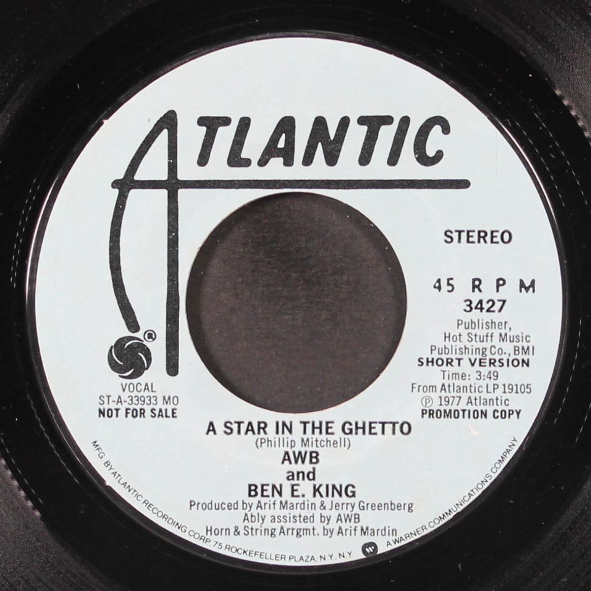 a star in the ghetto / short by AWB & BEN E. KING