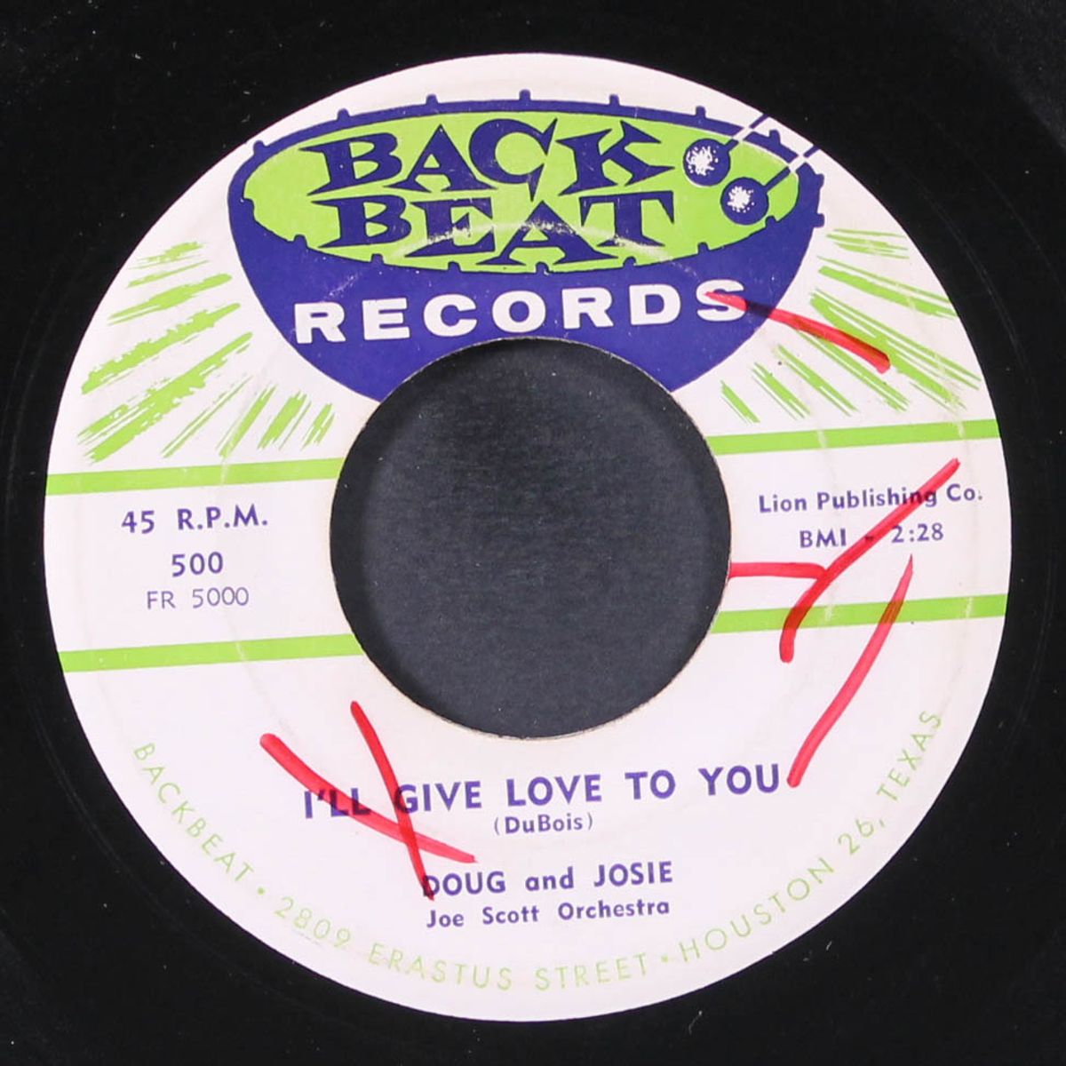 wine dine and dance / i'll give love to you by DOUG & JOSIE