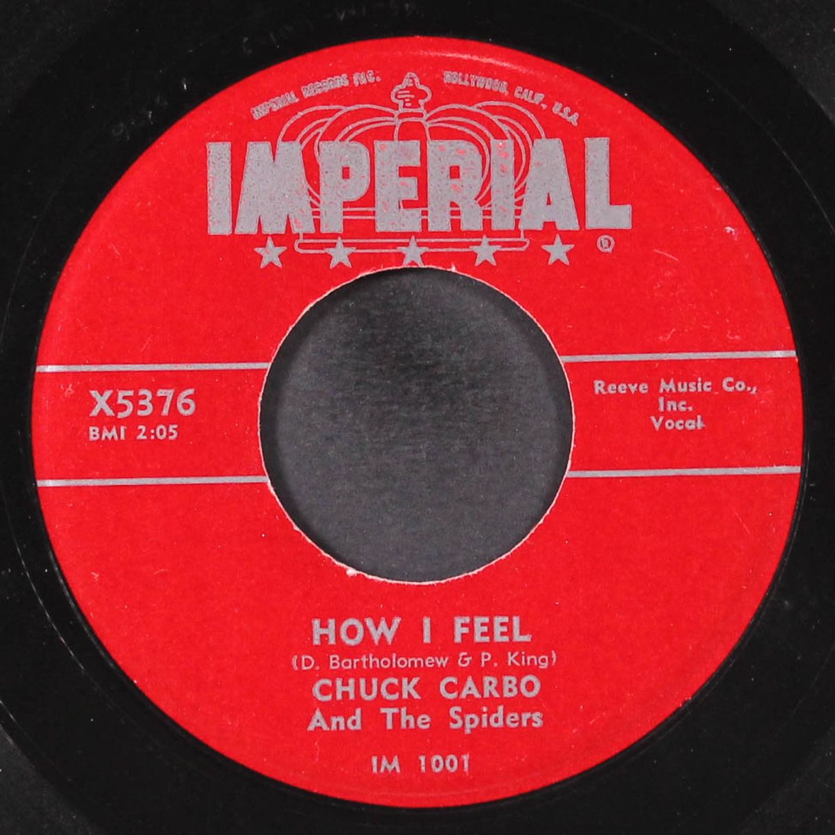don't pity me / how i feel by CHUCK CARBO & SPIDERS