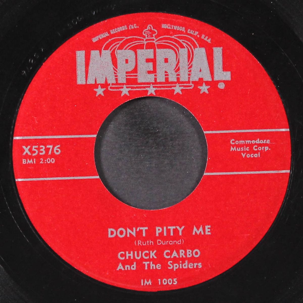 don't pity me / how i feel by CHUCK CARBO & SPIDERS