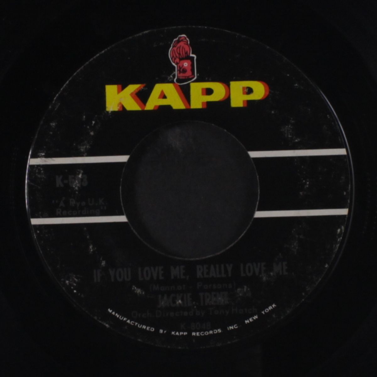 only one such as you / if you love me, really love me by JACKIE TRENT