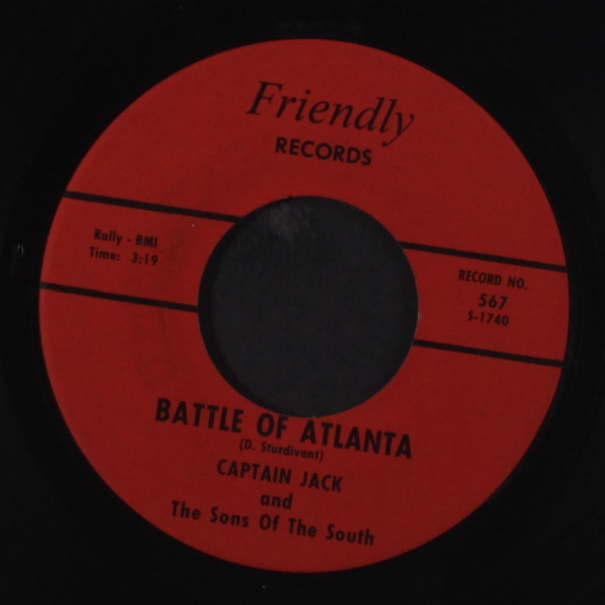 friendly / battle of atlanta by CAPTAIN JACK & SONS OF THE SOUTH