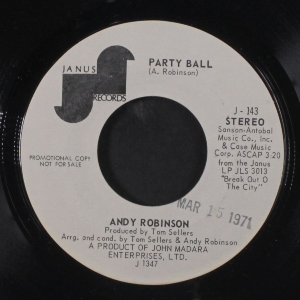 party ball / every mother, father, brother, sister by ANDY ROBINSON