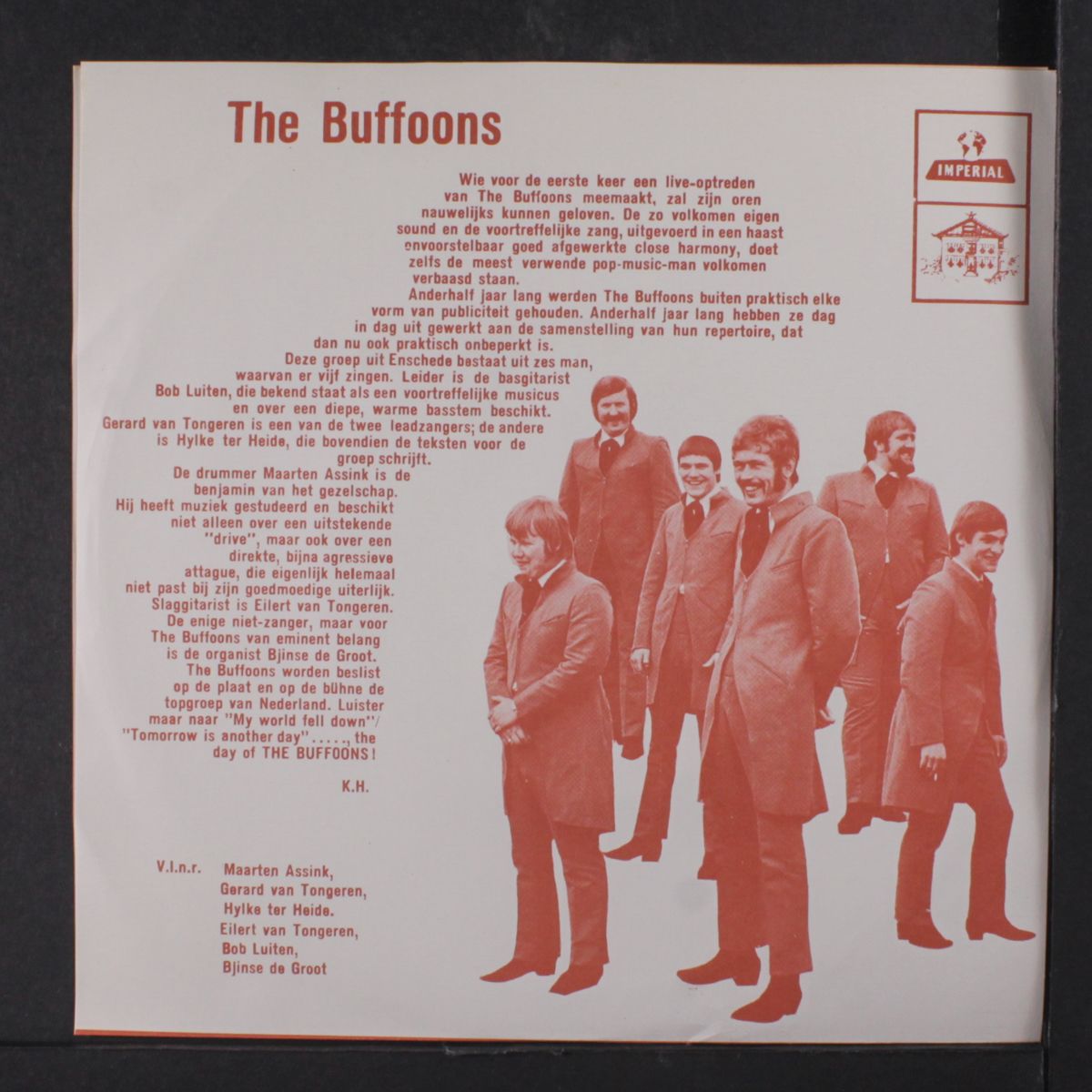 my world fell down / tomorrow is another day by BUFFOONS