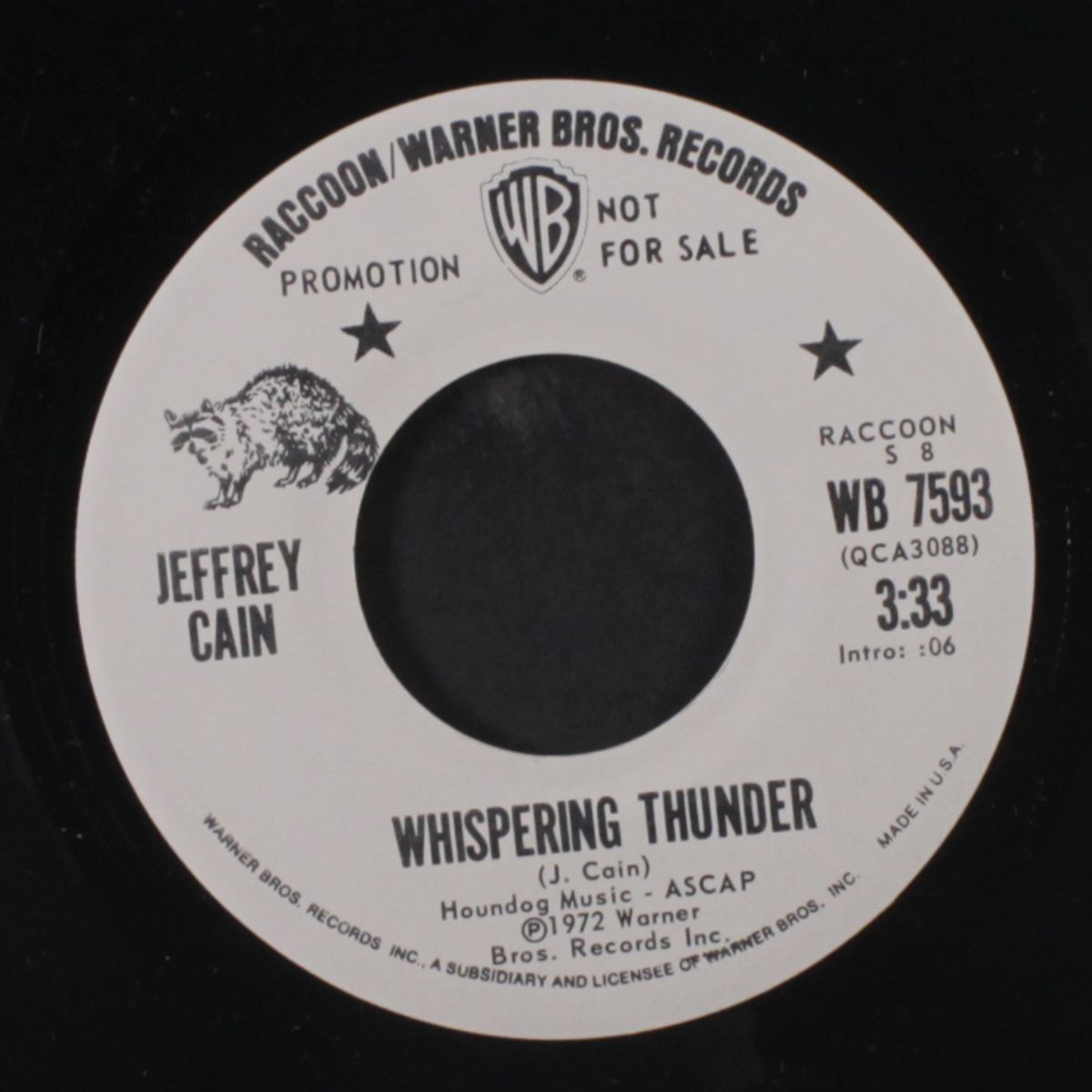whispering thunder / mighty moe by JEFFREY CAIN