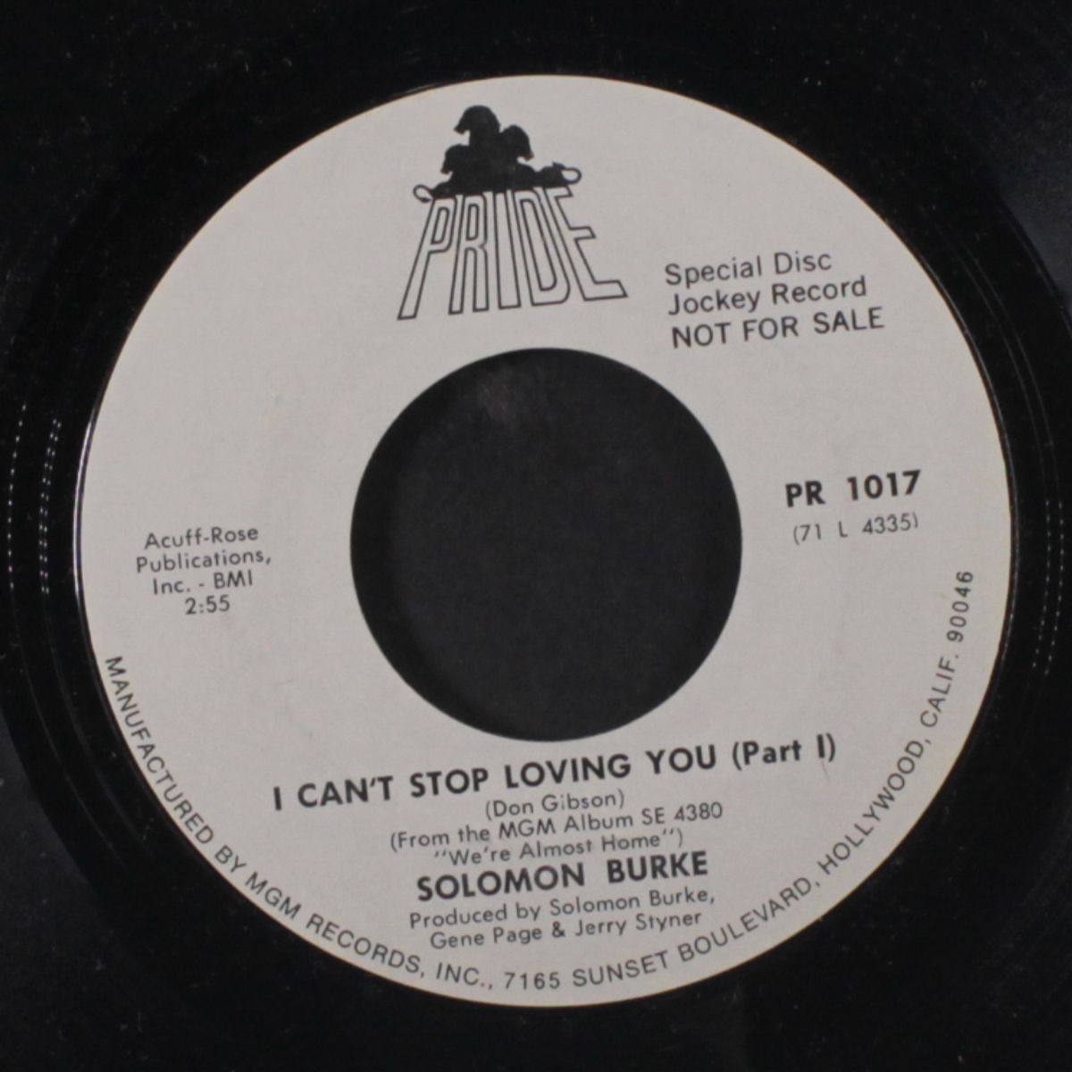 i can't stop loving you / part 2 by SOLOMON BURKE