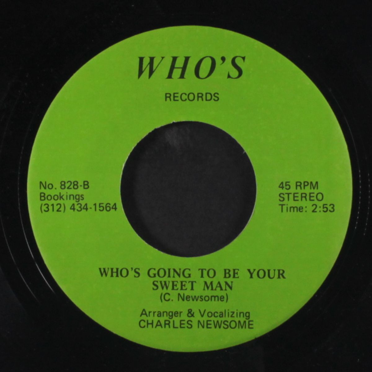 ain't going to worry about tomorrow / who's going to be your sweet man by CHARLES NEWSOME