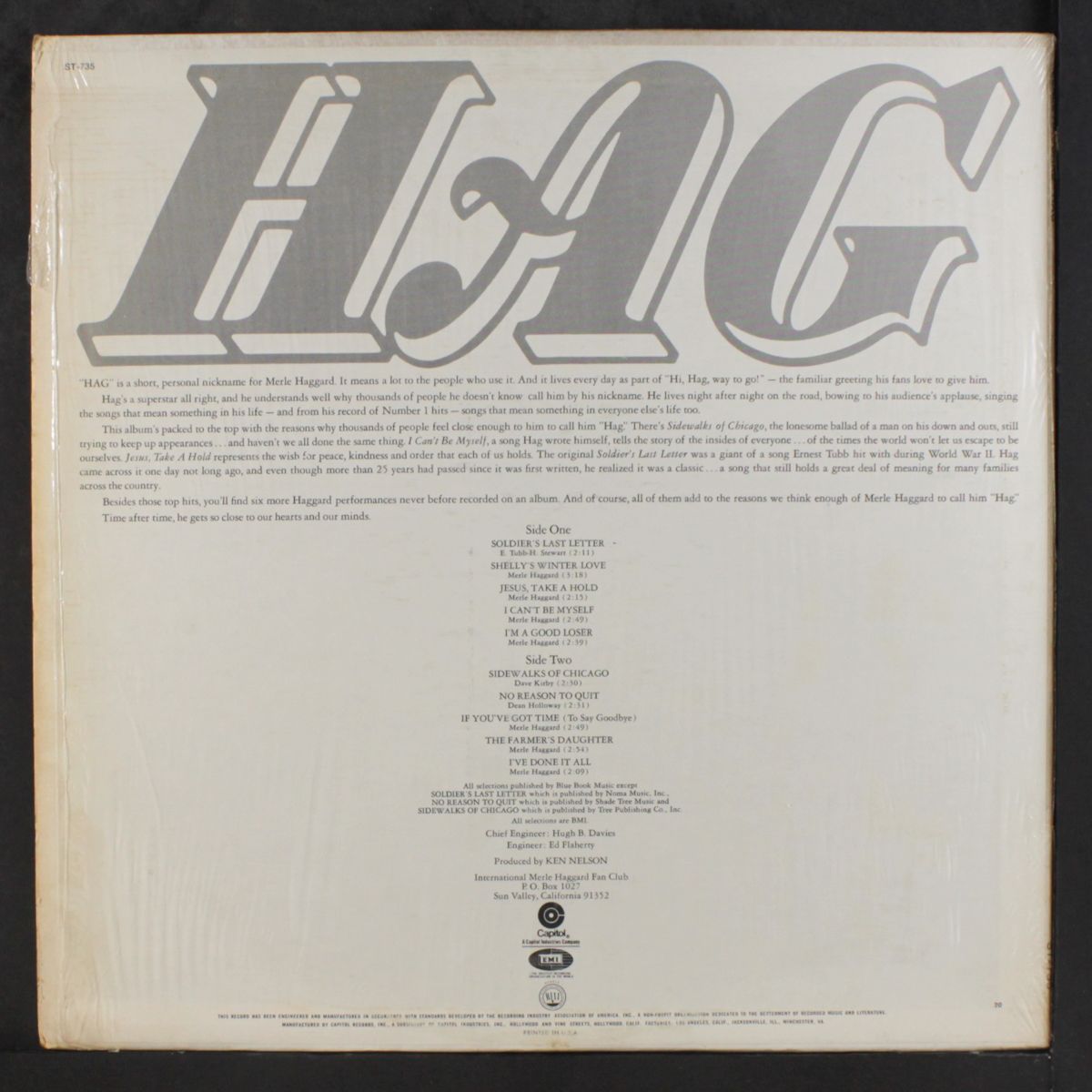 hag by MERLE HAGGARD
