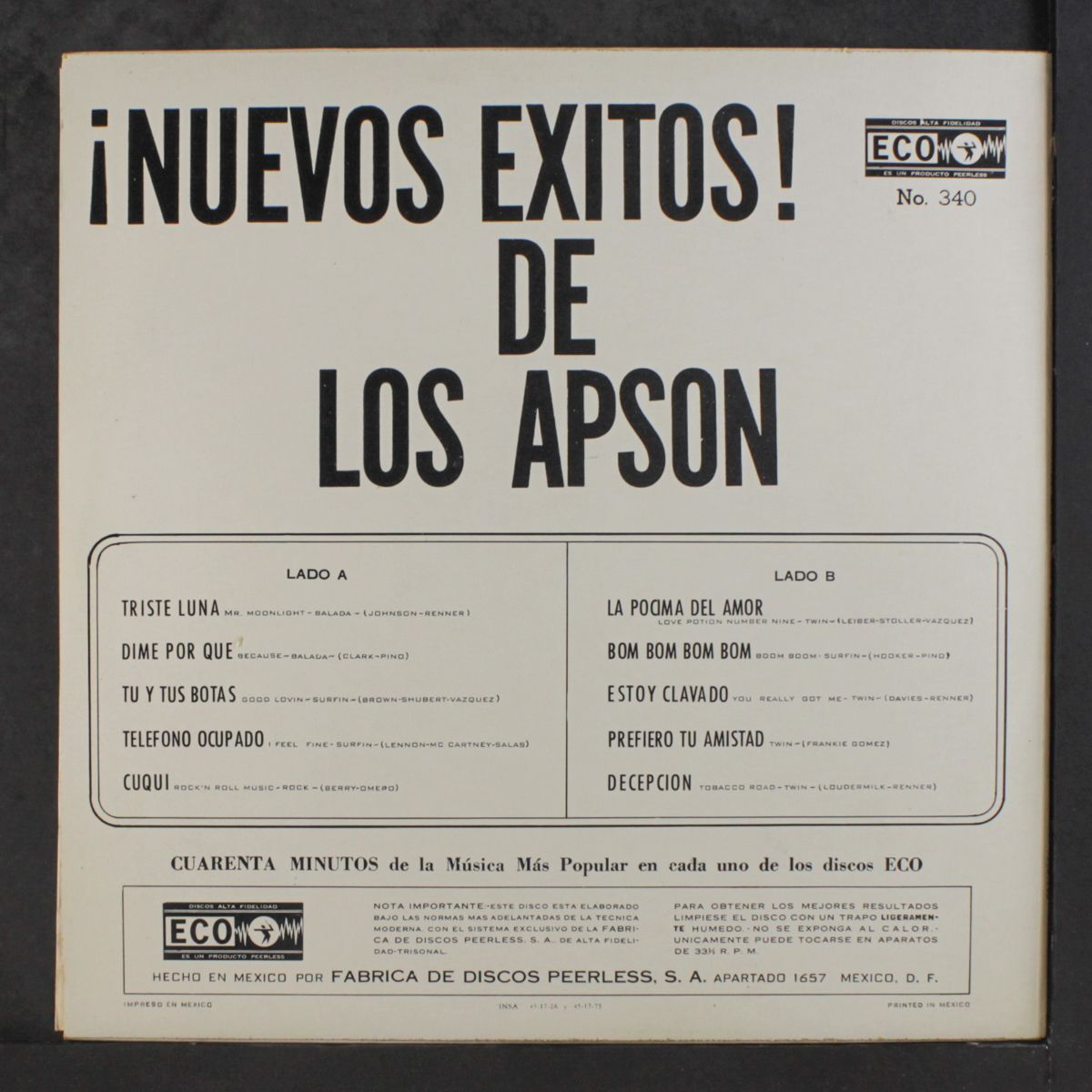 nuevo exitos by LOS APSON