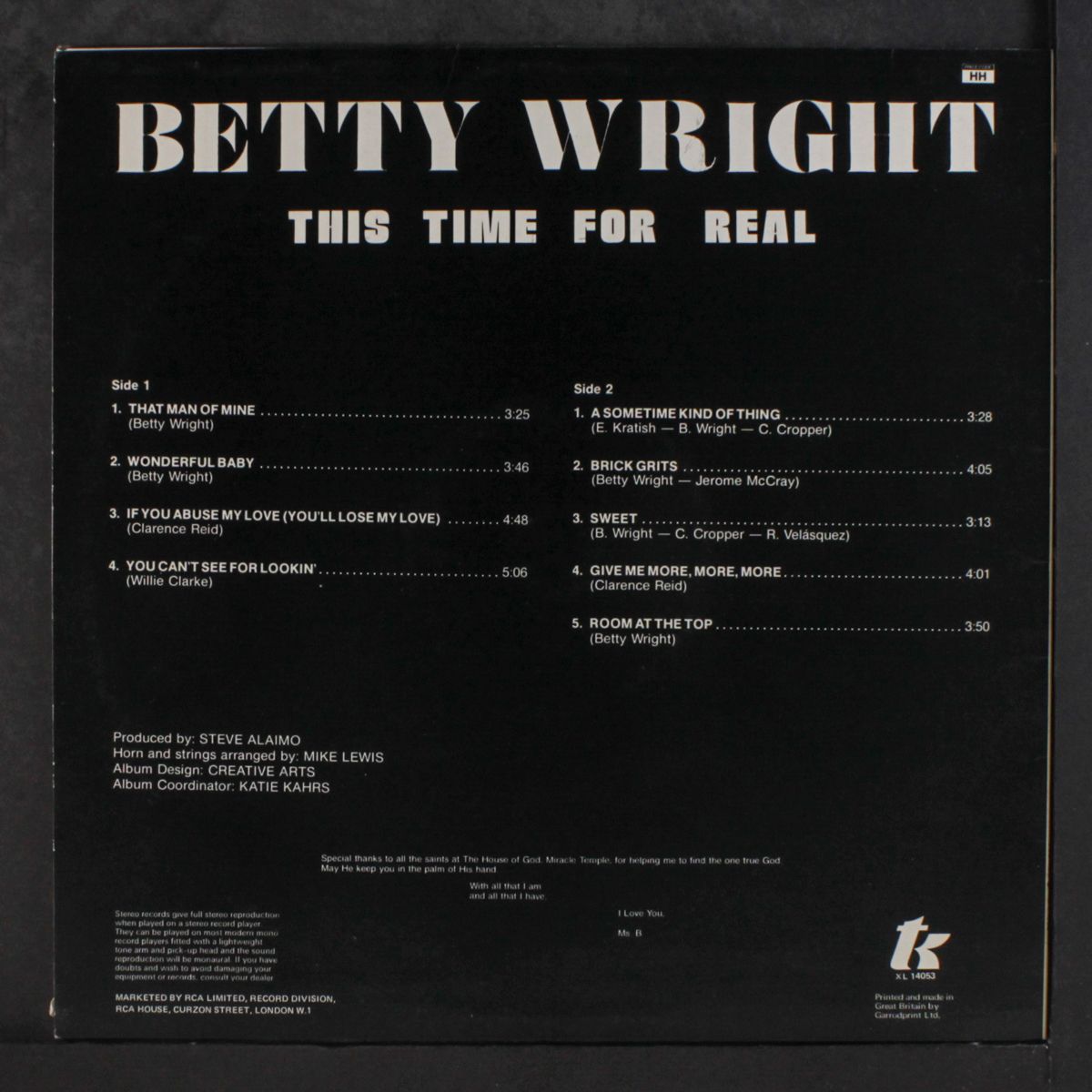 this time for real by BETTY WRIGHT