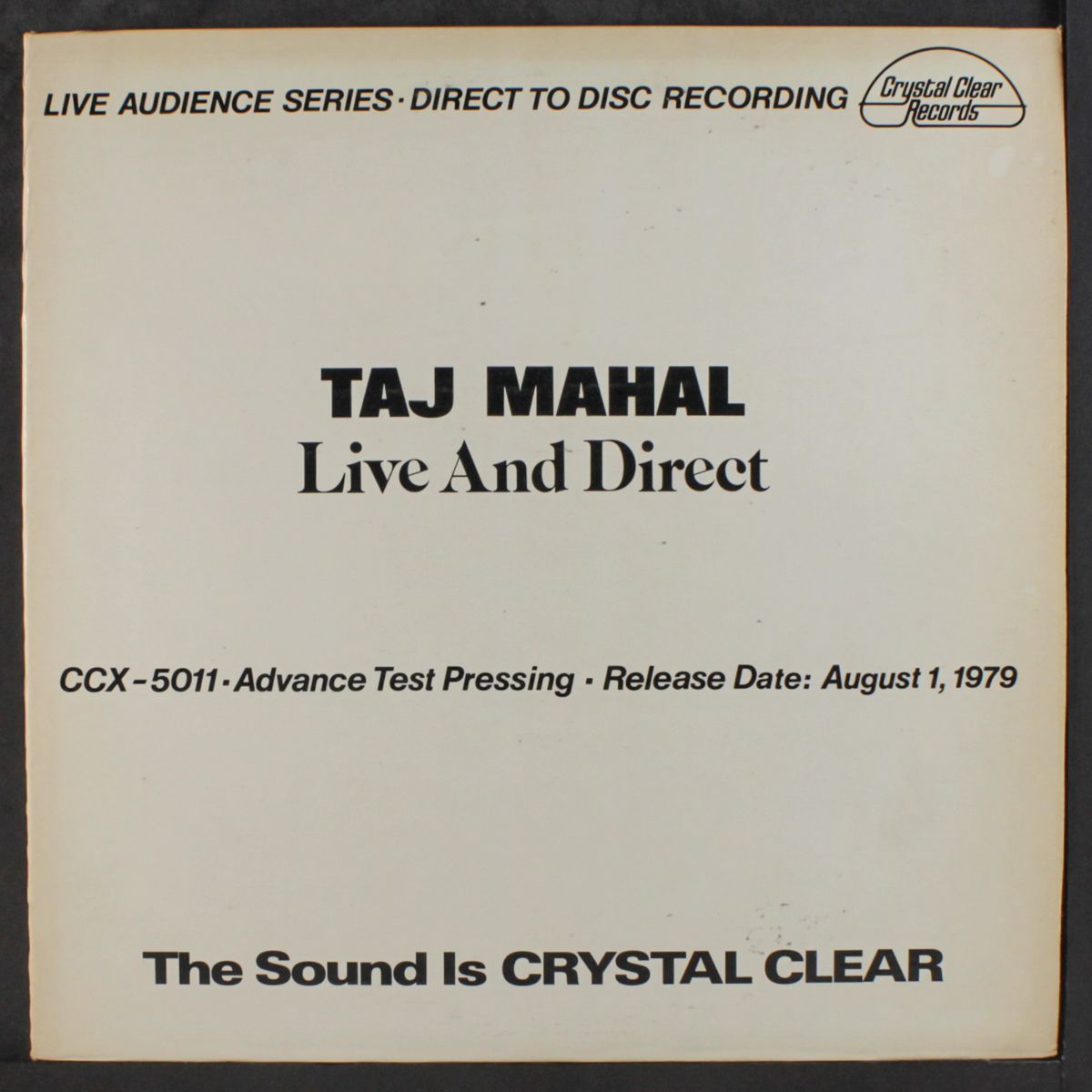 live and direct by TAJ MAHAL
