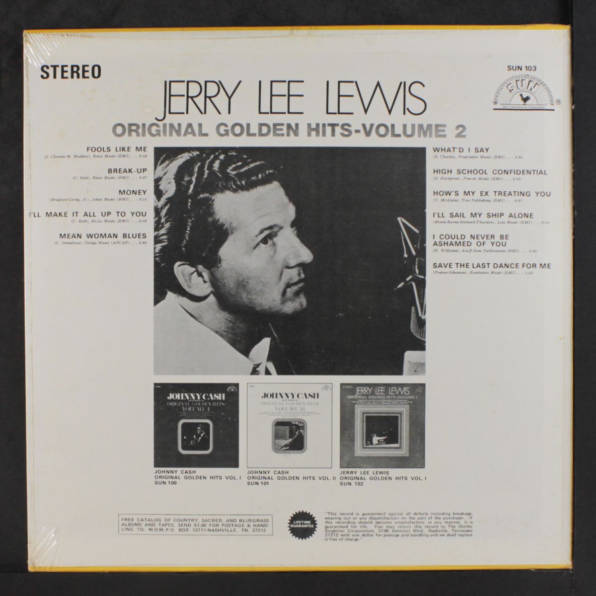 original golden hits, vol. 2 by JERRY LEE LEWIS