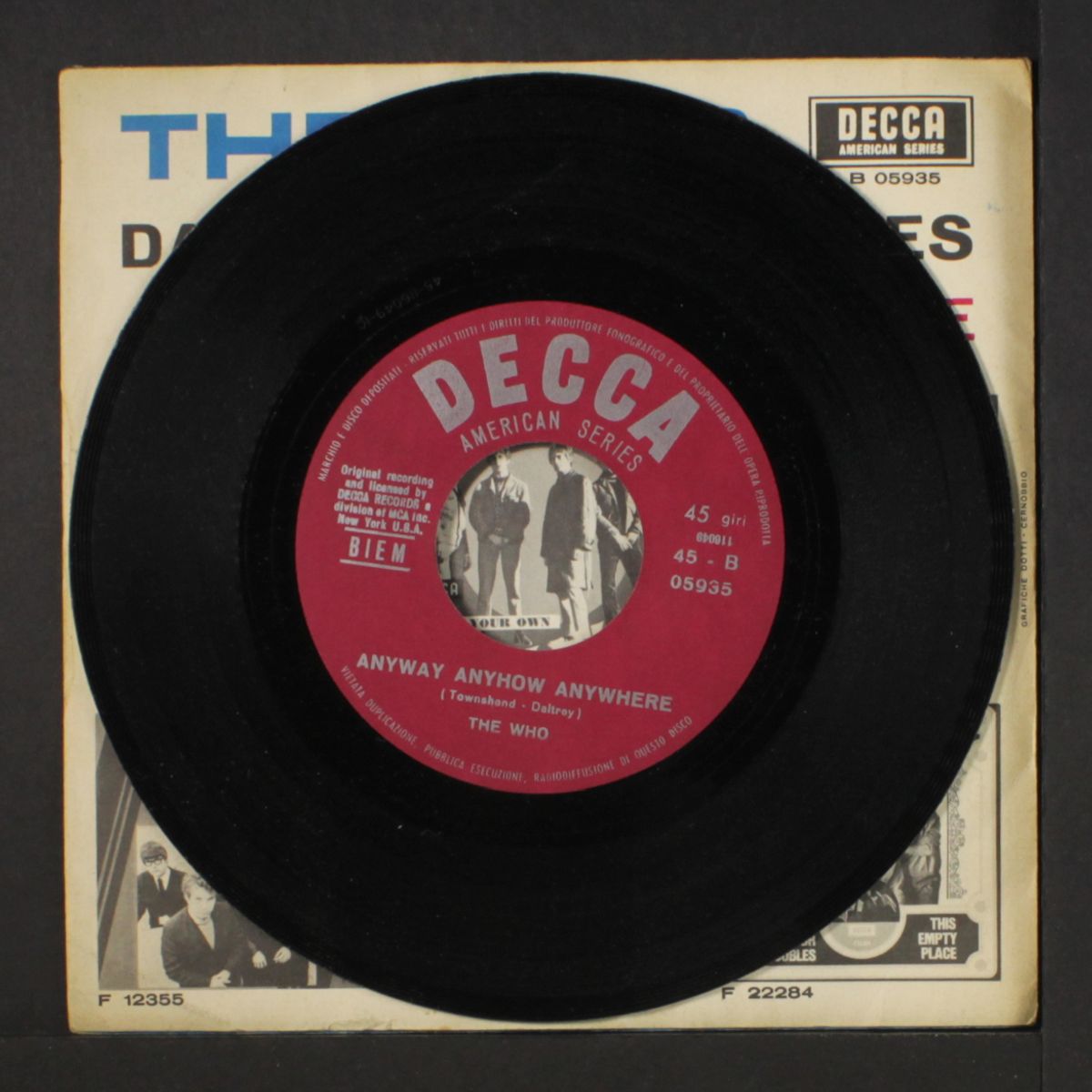 anyway, anyhow, anywhere / daddy rolling stone by WHO