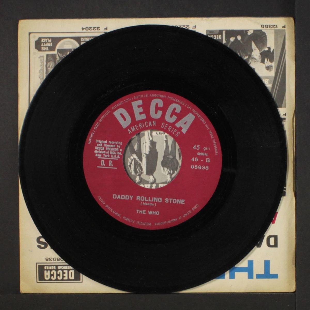 anyway, anyhow, anywhere / daddy rolling stone by WHO