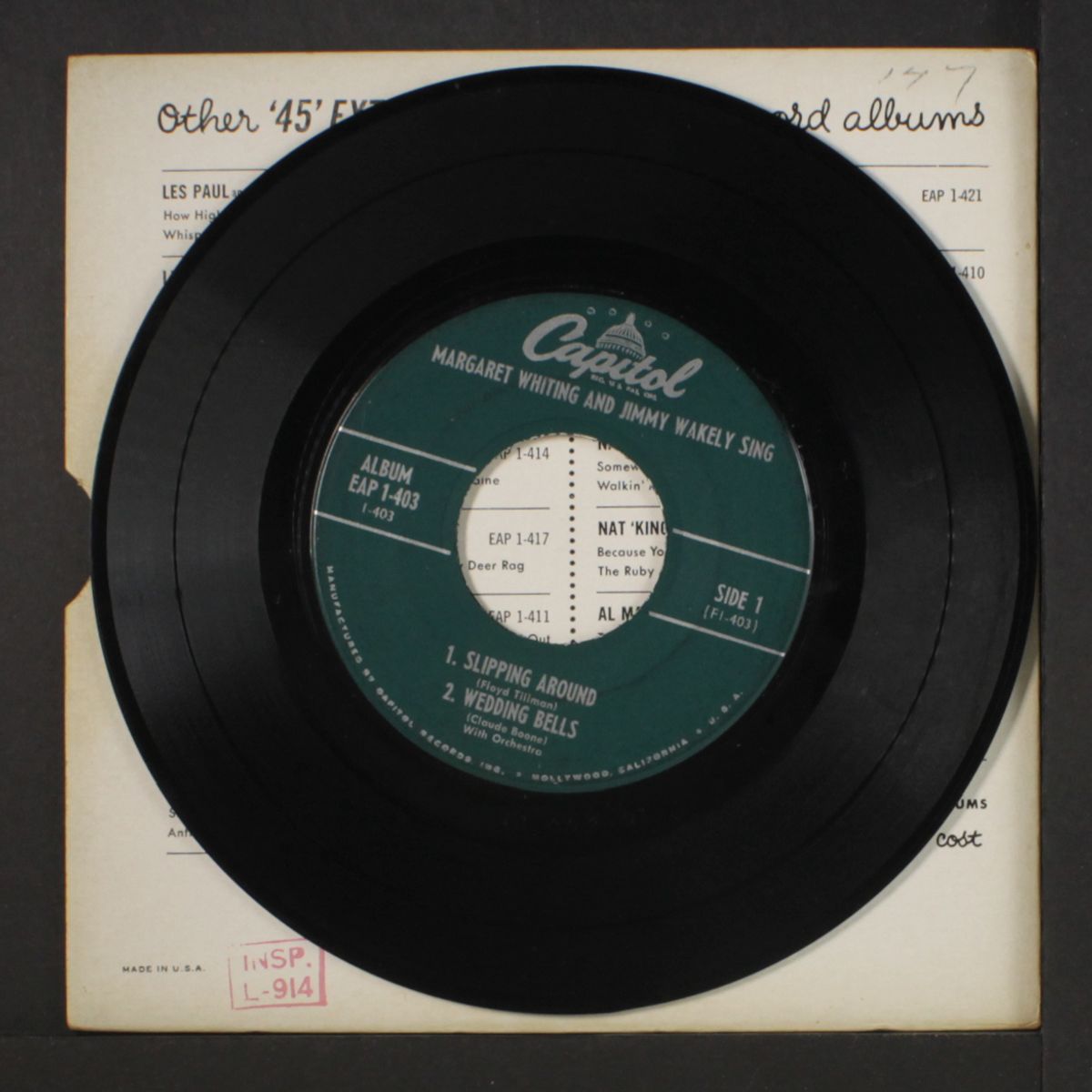 sing by MARGRET WHITING & JIMMY WAKELY