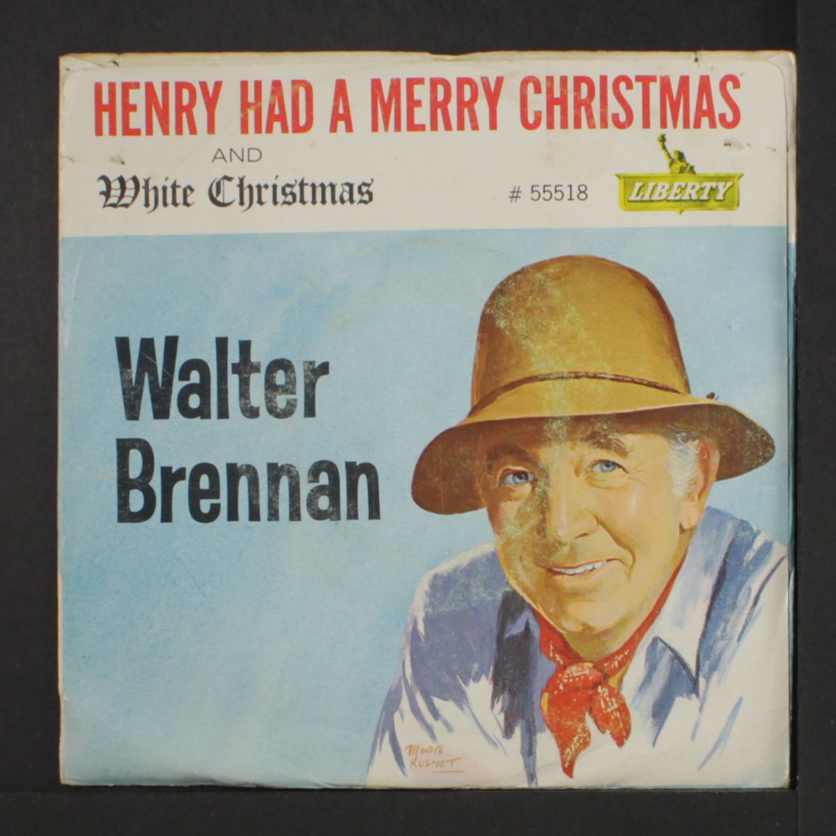 white christmas / henry had a merry christmas by WALTER BRENNAN