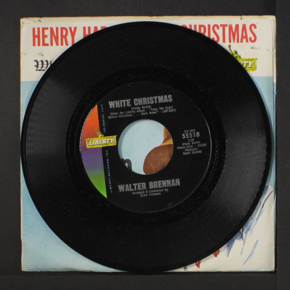 white christmas / henry had a merry christmas by WALTER BRENNAN