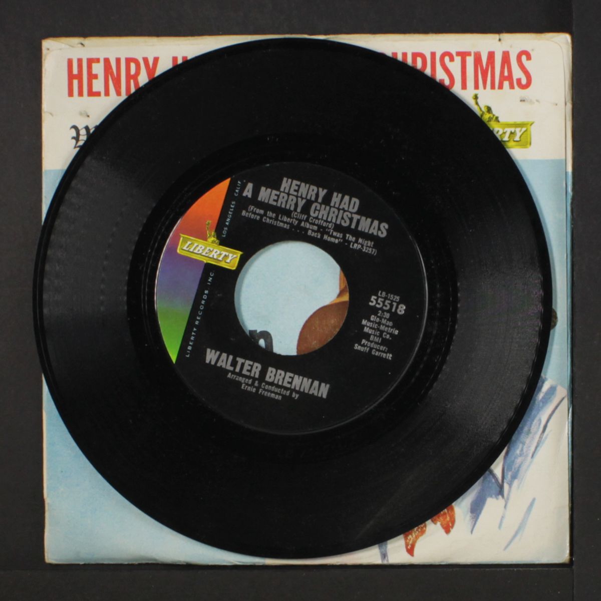 white christmas / henry had a merry christmas by WALTER BRENNAN
