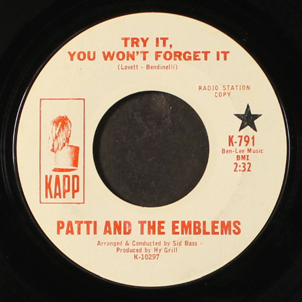 try it, you won't forget it / let him go little heart by PATTI & EMBLEMS