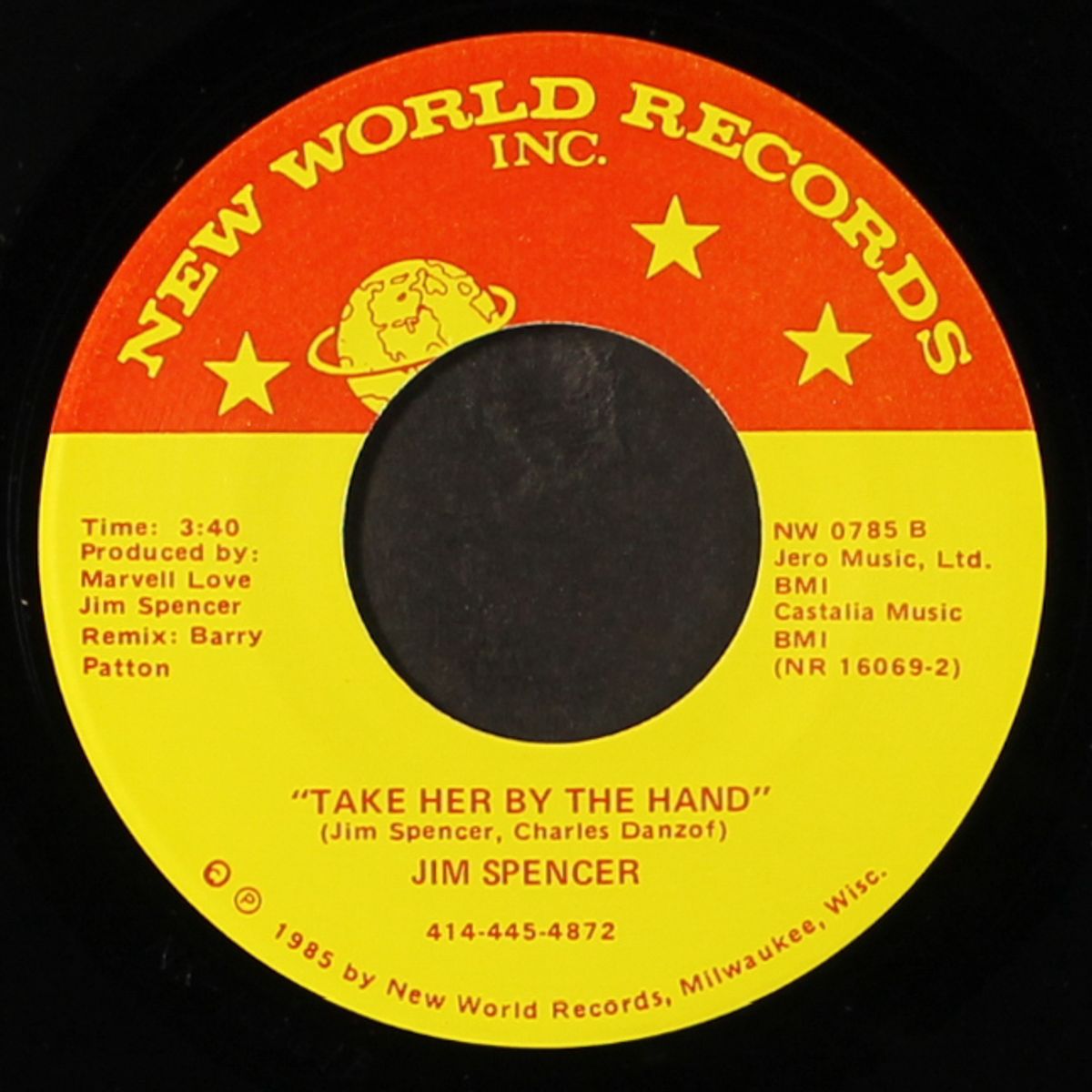 take her by the hand / i'll miss you in the morning by JIM SPENCER