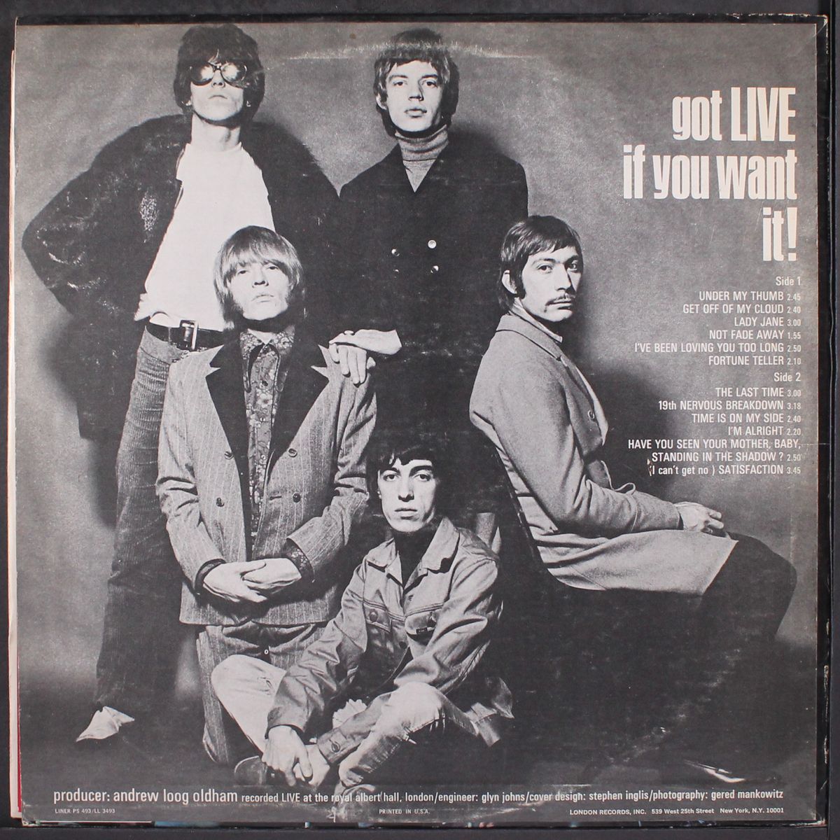 got live if you want it! by ROLLING STONES