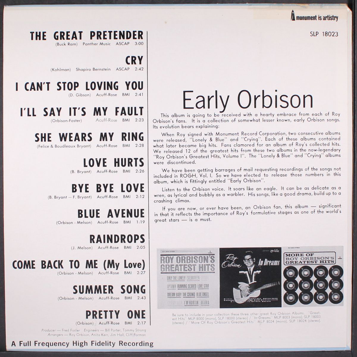 early orbison by ROY ORBISON