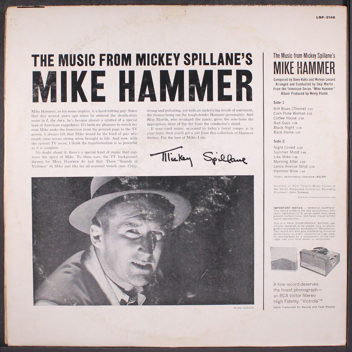 mike hammer by SOUNDTRACK