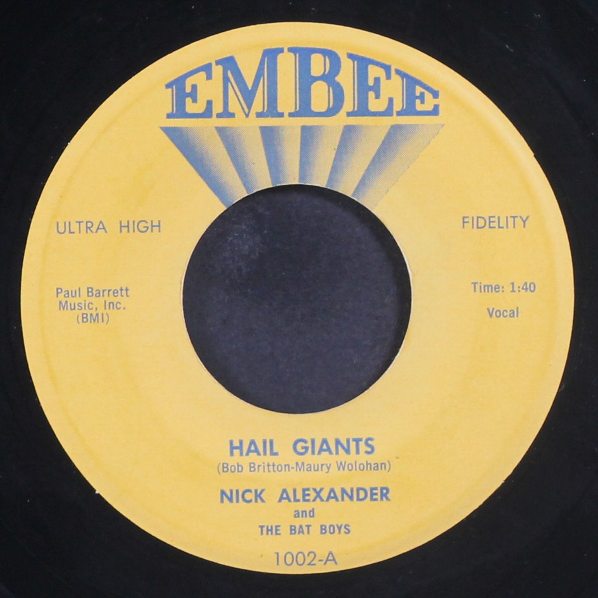win, giants, win / hail giants by NICK ALEXANDER