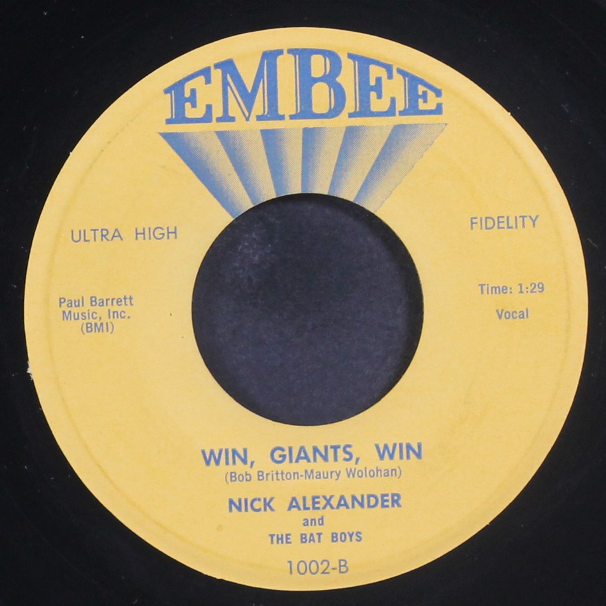win, giants, win / hail giants by NICK ALEXANDER