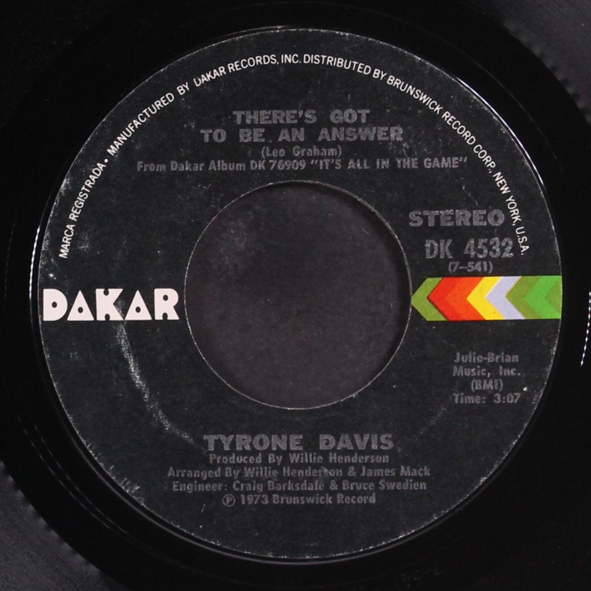 there's got to be an answer / what goes up by TYRONE DAVIS