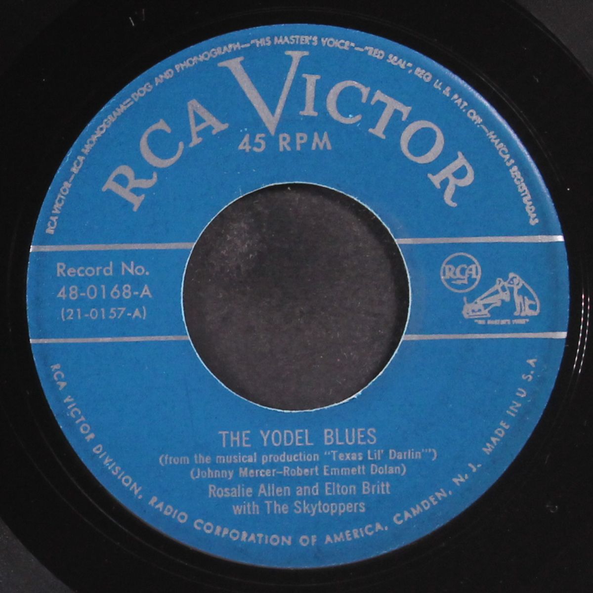 yodel blues by ELTON BRITT